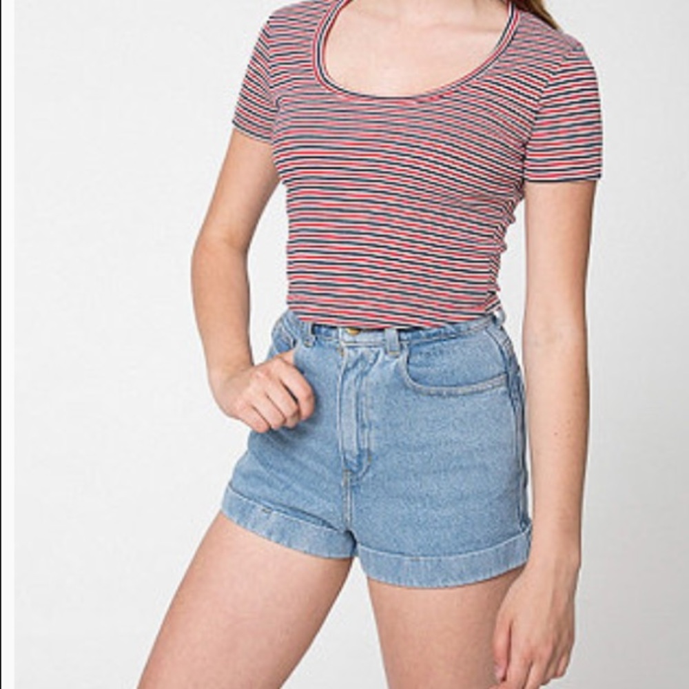 AA Striped Crop Top